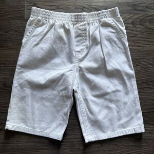 Lucky Brand Boys Youth Shorts Size 7 Elastic waist White Shorts